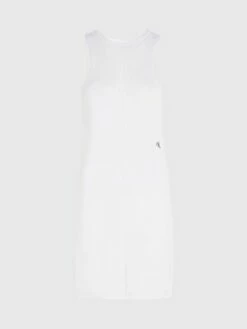 Calvin Klein Robe-débardeur En Maille De Coton -Pas Cher Calvin Klein Magasin J20J221398 YAF alternate4