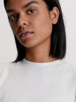 Calvin Klein Robe Logo Tape En Jersey Milano -Pas Cher Calvin Klein Magasin J20J221408 ACF alternate3