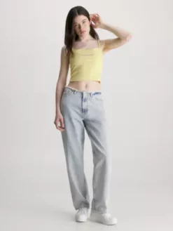 Calvin Klein Débardeur Slim En Tissu éponge 12 Calvin Klein Débardeur Slim En Tissu éponge -Pas Cher Calvin Klein Magasin J20J221418 KCQ alternate4