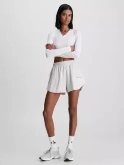 Calvin Klein Crop Top à Manches Longues 10 Calvin Klein Crop Top à Manches Longues -Pas Cher Calvin Klein Magasin J20J221421 YAF alternate3