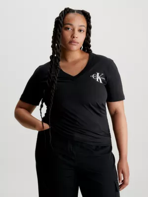 Calvin Klein T-shirt Avec Monogramme Et Col En V 4 Calvin Klein T-shirt Avec Monogramme Et Col En V – Image 2