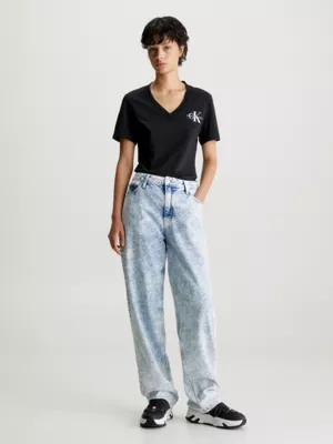 Calvin Klein T-shirt Avec Monogramme Et Col En V 7 Calvin Klein T-shirt Avec Monogramme Et Col En V – Image 5