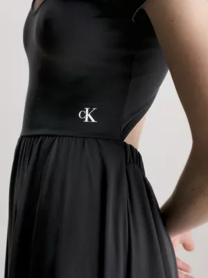 Calvin Klein Combinaison Courte En Jersey Ajouré 6 Calvin Klein Combinaison Courte En Jersey Ajouré – Image 4