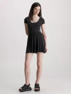 Calvin Klein Combinaison Courte En Jersey Ajouré