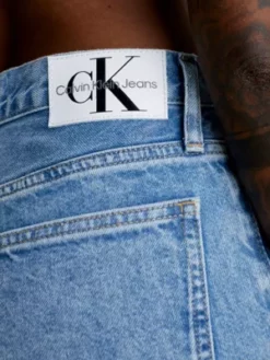 Calvin Klein Jean Mom En Coton Recyclé -Pas Cher Calvin Klein Magasin J20J221443 1AA alternate2