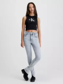 Calvin Klein Jean Super Skinny High Rise -Pas Cher Calvin Klein Magasin J20J221447 1BZ alternate3