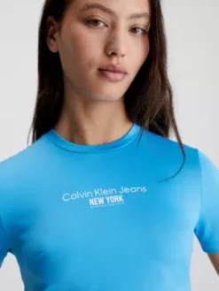 Calvin Klein T-shirt Bustier Court -Pas Cher Calvin Klein Magasin J20J221483 CY0 alternate2