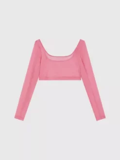 Calvin Klein Débardeur Slim Court En Maille -Pas Cher Calvin Klein Magasin J20J221497 TIK alternate6