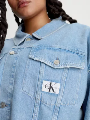 Calvin Klein Veste Relaxed Courte En Jean 6 Calvin Klein Veste Relaxed Courte En Jean â Image 4