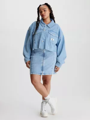 Calvin Klein Veste Relaxed Courte En Jean 7 Calvin Klein Veste Relaxed Courte En Jean â Image 5