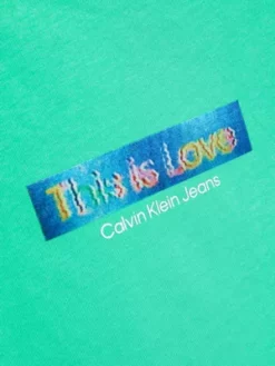 Calvin Klein T-shirt Slim Court - Pride -Pas Cher Calvin Klein Magasin J20J221540 LAY alternate8