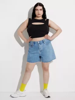 Calvin Klein Débardeur Ajouré Court - Pride -Pas Cher Calvin Klein Magasin J20J221542 BEH alternate4