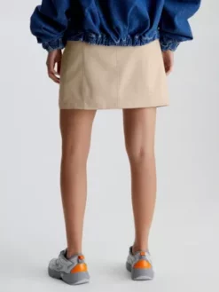 Calvin Klein Mini-jupe Avec Fermeture Agrafe -Pas Cher Calvin Klein Magasin J20J221576 ABM alternate2