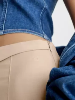 Calvin Klein Mini-jupe Avec Fermeture Agrafe -Pas Cher Calvin Klein Magasin J20J221576 ABM alternate3