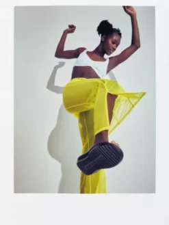 Calvin Klein Pantalon En Maille Superposée Avec Ceinture à Nouer - Pride -Pas Cher Calvin Klein Magasin J20J221599 LRE alternate5