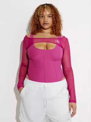 Calvin Klein Body En Maille Avec Superpositions - Pride 4 Calvin Klein Body En Maille Avec Superpositions - Pride – Image 2