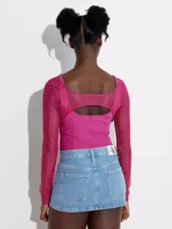 Calvin Klein Body En Maille Avec Superpositions - Pride 13 Calvin Klein Body En Maille Avec Superpositions - Pride -Pas Cher Calvin Klein Magasin J20J221603 VCS alternate2