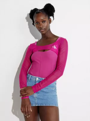 Calvin Klein Body En Maille Avec Superpositions - Pride 3 Calvin Klein Body En Maille Avec Superpositions - Pride