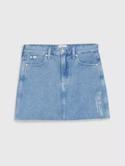 Calvin Klein Micro-mini-jupe En Jean - Pride 17 Calvin Klein Micro-mini-jupe En Jean - Pride -Pas Cher Calvin Klein Magasin J20J221611 1AA alternate6