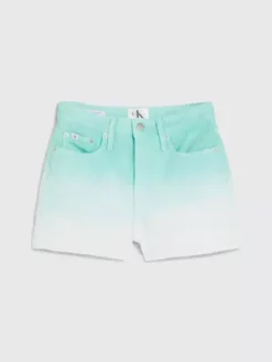 Calvin Klein Short High Rise Ombré En Jean - Pride 17 Calvin Klein Short High Rise Ombré En Jean - Pride -Pas Cher Calvin Klein Magasin J20J221614 1AA alternate6
