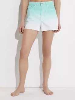 Calvin Klein Short High Rise Ombré En Jean - Pride