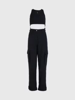 Calvin Klein Combinaison Ajourée 2 En 1 11 Calvin Klein Combinaison Ajourée 2 En 1 -Pas Cher Calvin Klein Magasin J20J221621 BEH alternate4