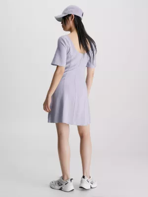 Calvin Klein Robe Patineuse à Boutons 4 Calvin Klein Robe Patineuse à Boutons – Image 2