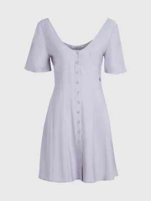 Calvin Klein Robe Patineuse à Boutons 7 Calvin Klein Robe Patineuse à Boutons – Image 5