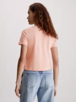 Calvin Klein T-shirt Universitaire Slim Avec Logo 10 Calvin Klein T-shirt Universitaire Slim Avec Logo -Pas Cher Calvin Klein Magasin J20J221632 TLV alternate2