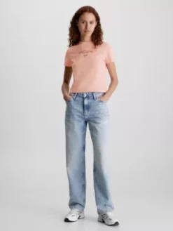 Calvin Klein T-shirt Universitaire Slim Avec Logo 12 Calvin Klein T-shirt Universitaire Slim Avec Logo -Pas Cher Calvin Klein Magasin J20J221632 TLV alternate4