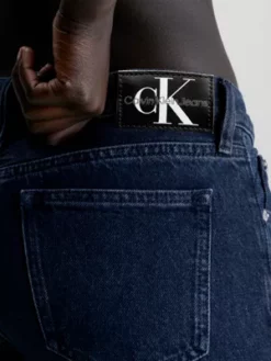 Calvin Klein Jean Droit Taille Basse -Pas Cher Calvin Klein Magasin J20J221758 1BJ alternate3