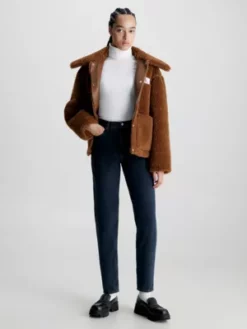 Calvin Klein Jean Mom Taille Haute -Pas Cher Calvin Klein Magasin J20J221786 1BJ alternate3