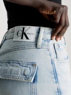 Calvin Klein Jean Cargo Bootcut à Base Fendue -Pas Cher Calvin Klein Magasin J20J221829 1AA alternate2
