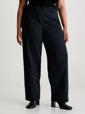 Calvin Klein Pantalon Relaxed Taille Haute Avec Ceinture 4 Calvin Klein Pantalon Relaxed Taille Haute Avec Ceinture – Image 2