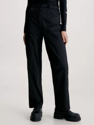Calvin Klein Pantalon Relaxed Taille Haute Avec Ceinture 3 Calvin Klein Pantalon Relaxed Taille Haute Avec Ceinture