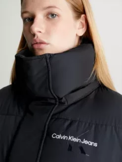 Calvin Klein Doudoune Longue Oversize à Capuche -Pas Cher Calvin Klein Magasin J20J221888 BEH alternate4