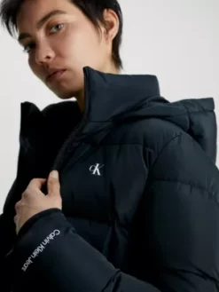 Calvin Klein Doudoune à Capuche Ajustée -Pas Cher Calvin Klein Magasin J20J221889 BEH alternate3