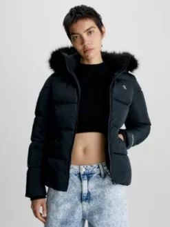 Calvin Klein Doudoune à Capuche Ajustée