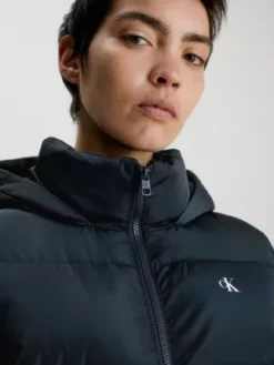 Calvin Klein Doudoune Ajustée à Capuche -Pas Cher Calvin Klein Magasin J20J221890 BEH alternate4