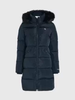 Calvin Klein Doudoune Ajustée à Capuche -Pas Cher Calvin Klein Magasin J20J221890 BEH alternate5