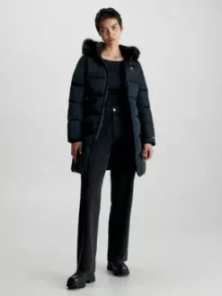 Calvin Klein Doudoune Ajustée à Capuche