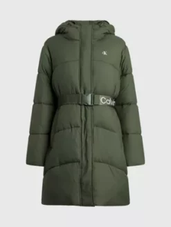 Calvin Klein Doudoune En Nylon Avec Ceinture -Pas Cher Calvin Klein Magasin J20J221894 LLP alternate5