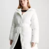 Calvin Klein Doudoune En Nylon Avec Ceinture -Pas Cher Calvin Klein Magasin J20J221894 YBI main