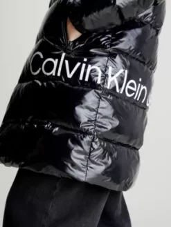 Calvin Klein Doudoune Ajustée Ultra-brillante 11 Calvin Klein Doudoune Ajustée Ultra-brillante -Pas Cher Calvin Klein Magasin J20J221902 BEH alternate3
