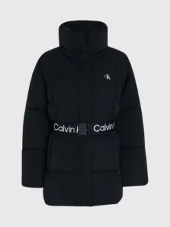 Calvin Klein Doudoune Relaxed Avec Ceinture -Pas Cher Calvin Klein Magasin J20J221903 BEH alternate5