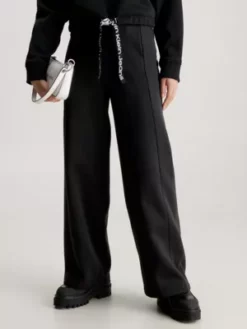 Calvin Klein Pantalon De Jogging à Jambes Larges Avec Logo Tape