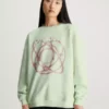 Calvin Klein Sweat-shirt Boyfriend Imprimé