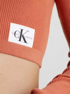 Calvin Klein Pull Slim Court Avec Col En V 10 Calvin Klein Pull Slim Court Avec Col En V -Pas Cher Calvin Klein Magasin J20J221969 SEC alternate3