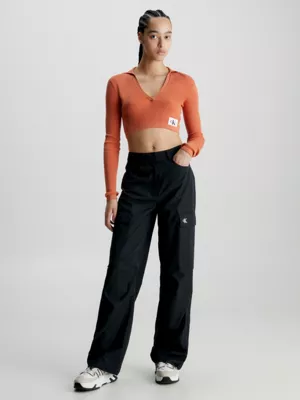 Calvin Klein Pull Slim Court Avec Col En V 7 Calvin Klein Pull Slim Court Avec Col En V â Image 5