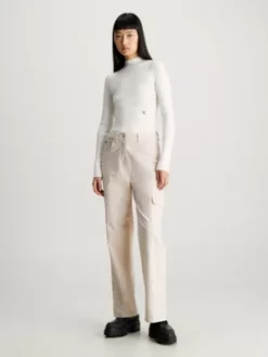 Calvin Klein Pull Slim En Coton -Pas Cher Calvin Klein Magasin J20J221974 YBI alternate4